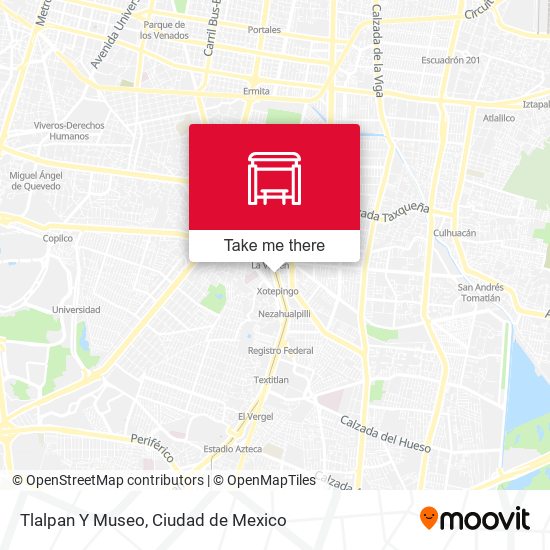 Tlalpan Y Museo map
