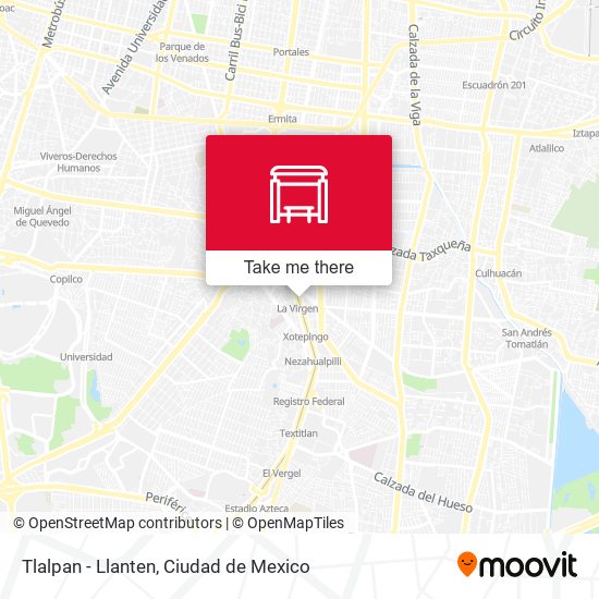 Tlalpan - Llanten map