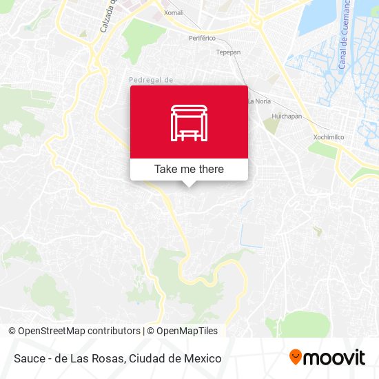 Sauce - de Las Rosas map