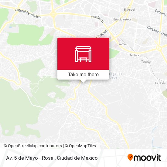 Av. 5 de Mayo - Rosal map