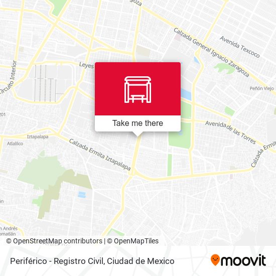 Mapa de Periférico - Registro Civil