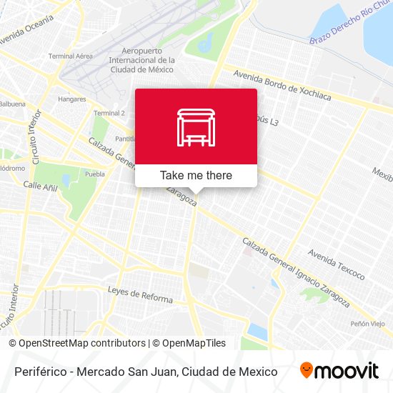 Periférico - Mercado San Juan map