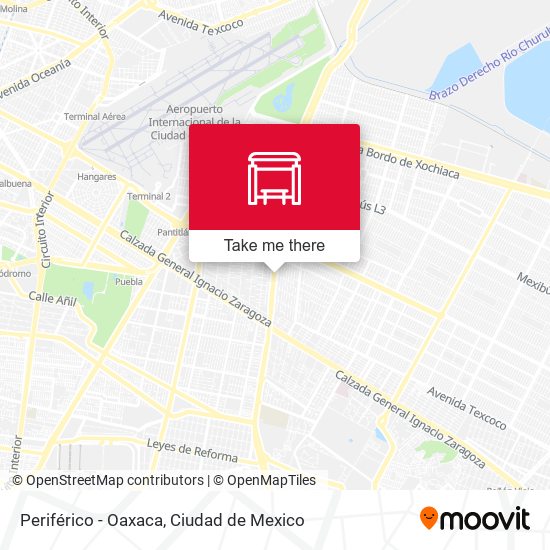 Periférico - Oaxaca map