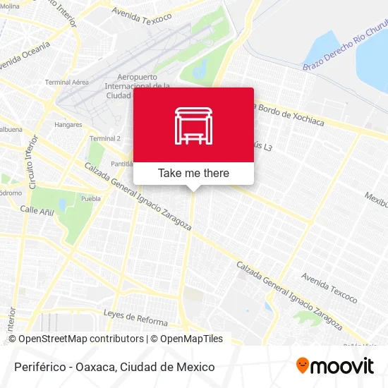Periférico - Oaxaca map