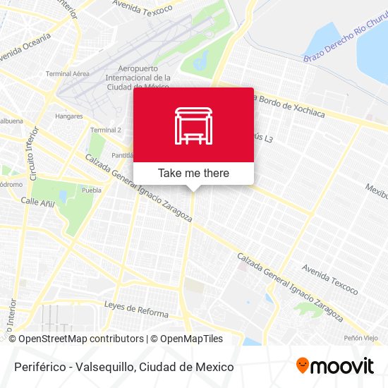 Periférico - Valsequillo map