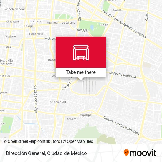 Dirección General map