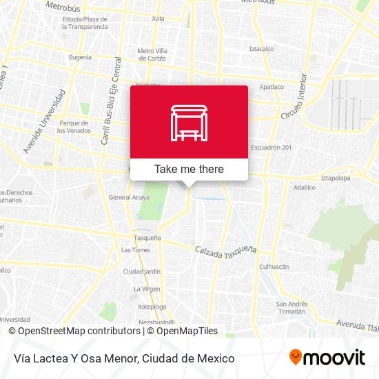 Vía Lactea Y Osa Menor map