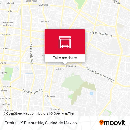 Mapa de Ermita I. Y Puentetitla