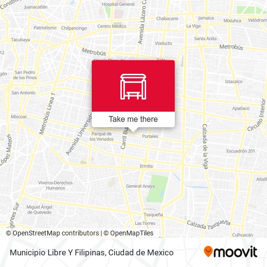 Municipio Libre Y Filipinas map