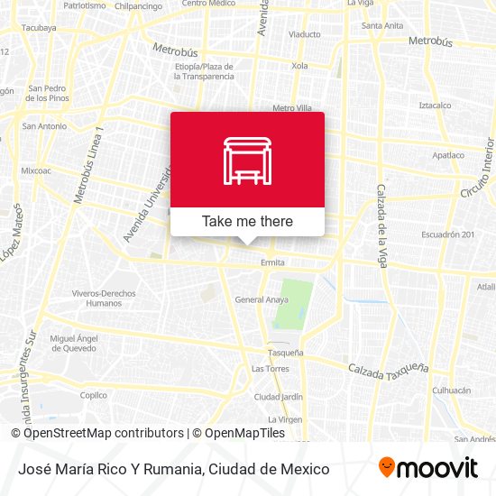 José María Rico Y Rumania map