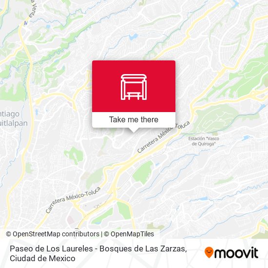 Paseo de Los Laureles - Bosques de Las Zarzas map