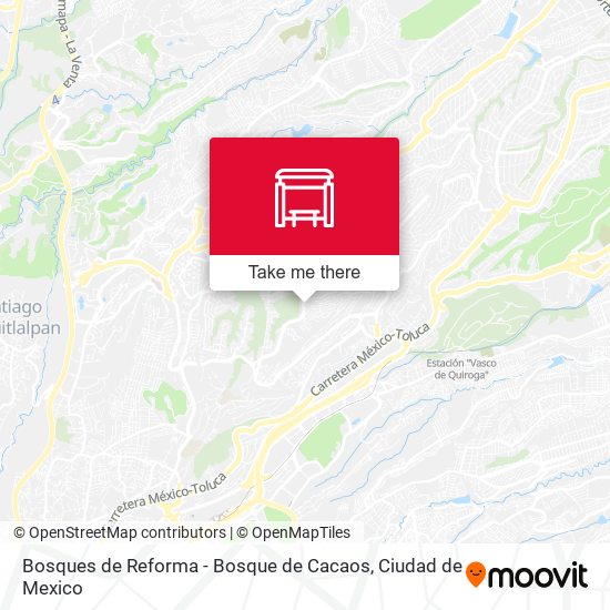 Mapa de Bosques de Reforma - Bosque de Cacaos