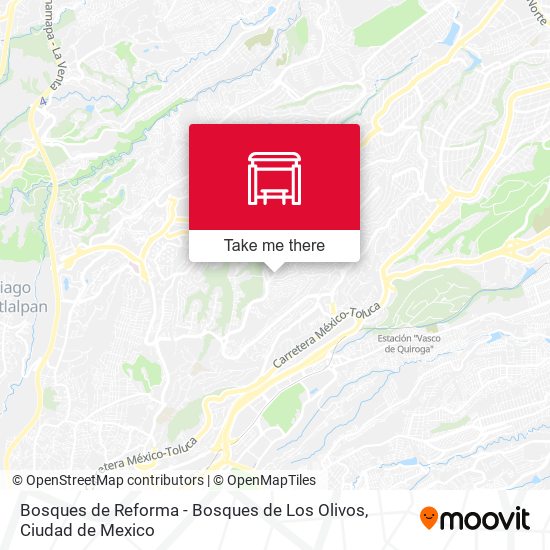 Bosques de Reforma - Bosques de Los Olivos map