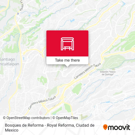 Bosques de Reforma - Royal Reforma map