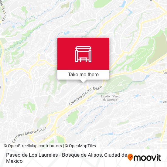 Paseo de Los Laureles - Bosque de Alisos map