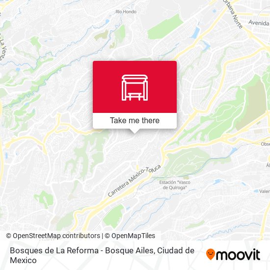 Bosques de La Reforma - Bosque Ailes map