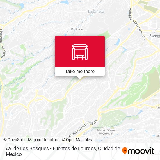 Mapa de Av. de Los Bosques - Fuentes de Lourdes