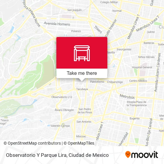 Observatorio Y Parque Lira map