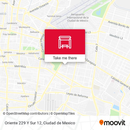 Oriente 229 Y Sur 12 map