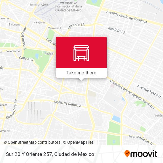 Mapa de Sur 20 Y Oriente 257
