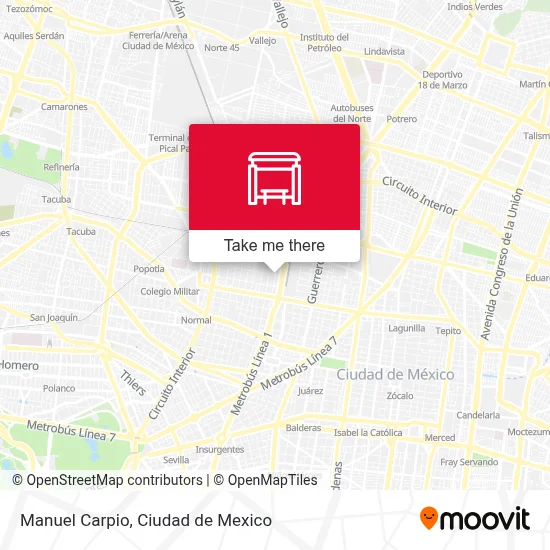 Manuel Carpio map