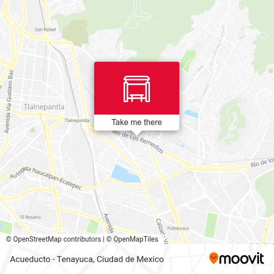 Acueducto - Tenayuca map