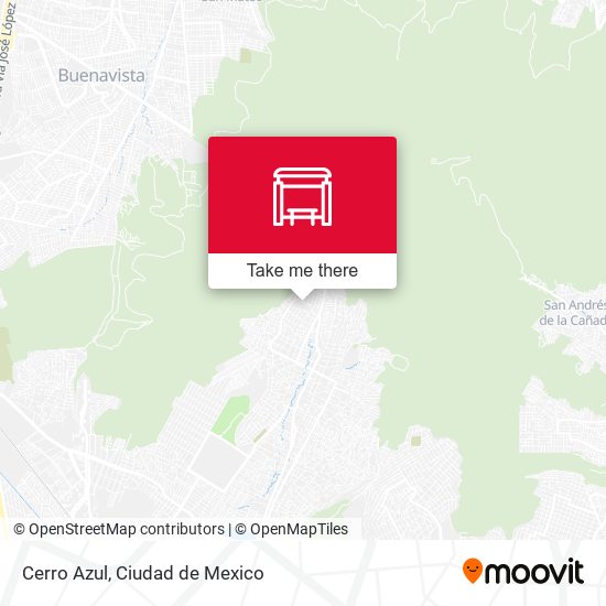 Mapa de Cerro Azul