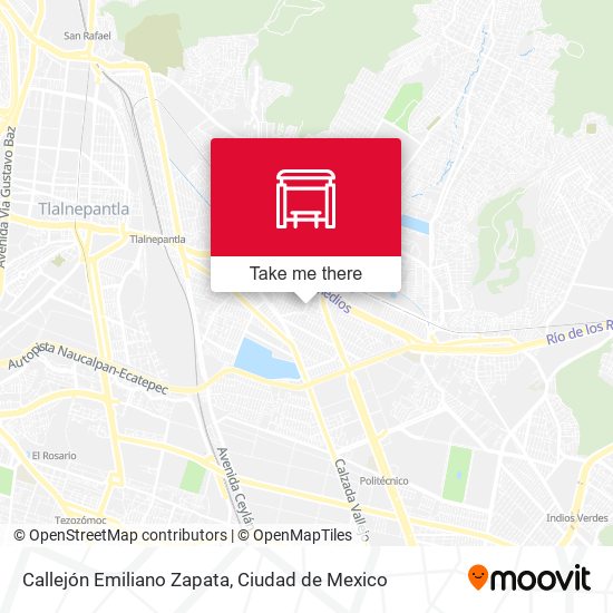 Callejón Emiliano Zapata map