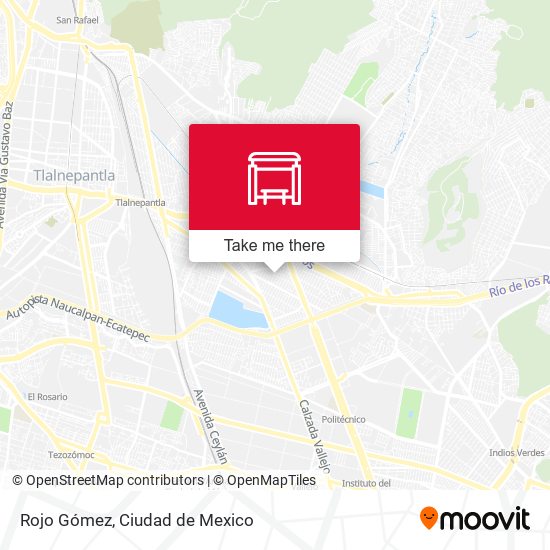 Mapa de Rojo Gómez