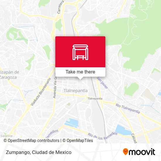 Zumpango map