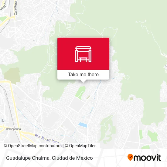 Guadalupe Chalma map