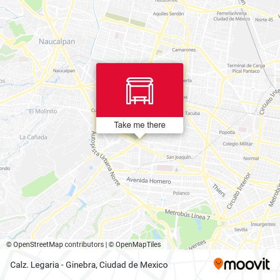 Calz. Legaria - Ginebra map