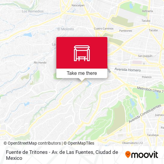 Fuente de Tritones - Av. de Las Fuentes map