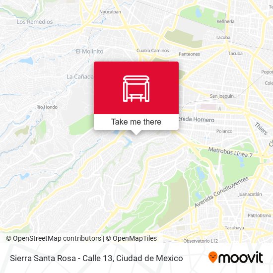 Sierra Santa Rosa - Calle 13 map