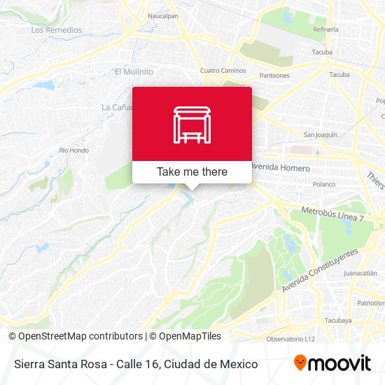 Sierra Santa Rosa - Calle 16 map