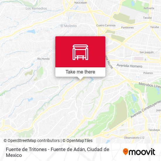 Fuente de Tritones - Fuente de Adán map