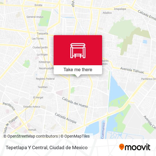 Tepetlapa Y Central map