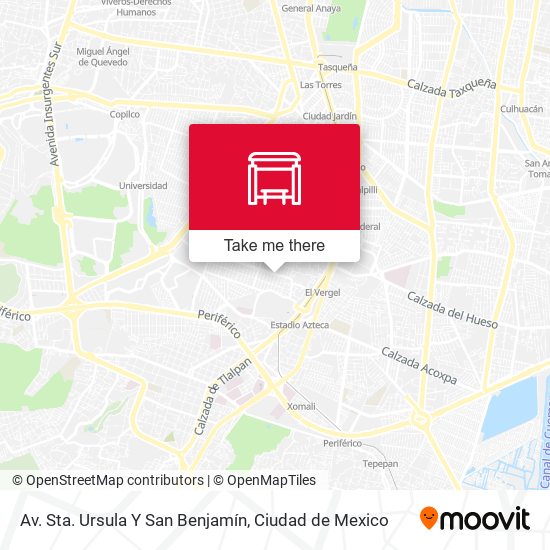 Mapa de Av. Sta. Ursula Y San Benjamín