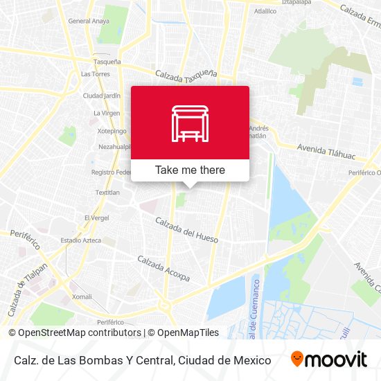 Mapa de Calz. de Las Bombas Y Central