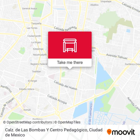 Mapa de Calz. de Las Bombas Y Centro Pedagógico