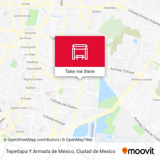 Mapa de Tepetlapa Y Armada de México