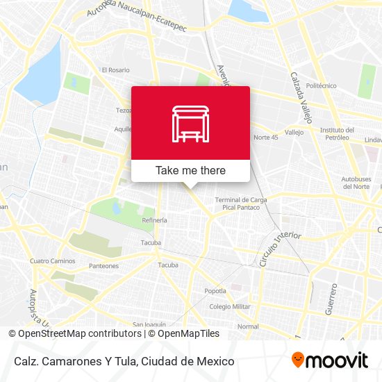 Calz. Camarones Y Tula map