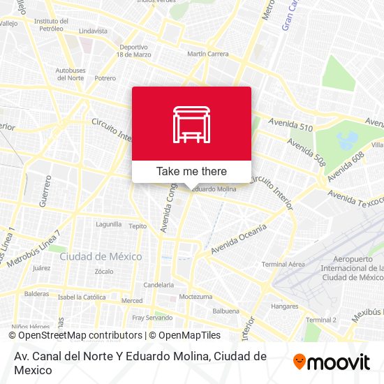 Av. Canal del Norte Y Eduardo Molina map