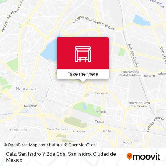 Calz. San Isidro Y 2da Cda. San Isidro map