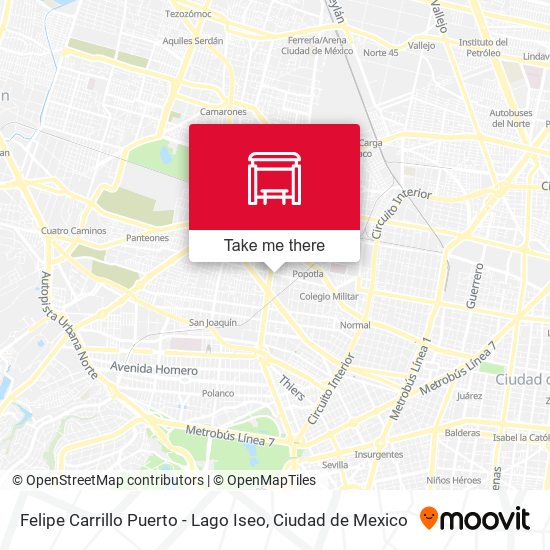 Mapa de Felipe Carrillo Puerto - Lago Iseo