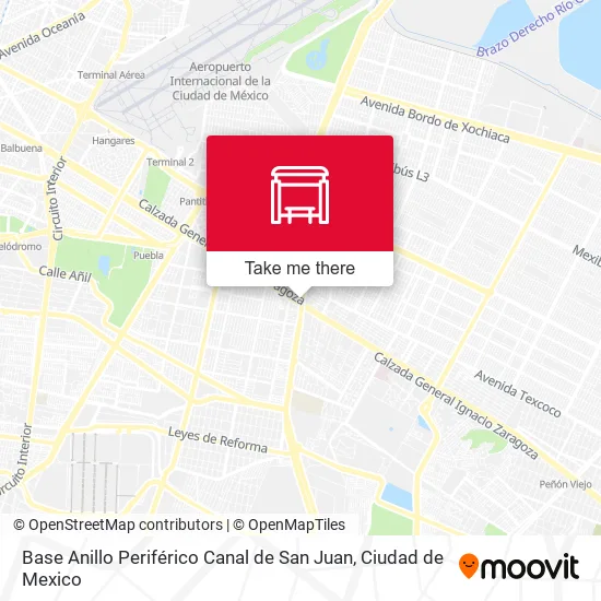 Mapa de Base Anillo Periférico Canal de San Juan