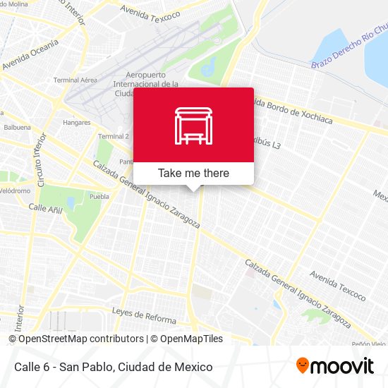 Calle 6 - San Pablo map