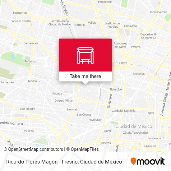 Ricardo Flores Magón - Fresno map