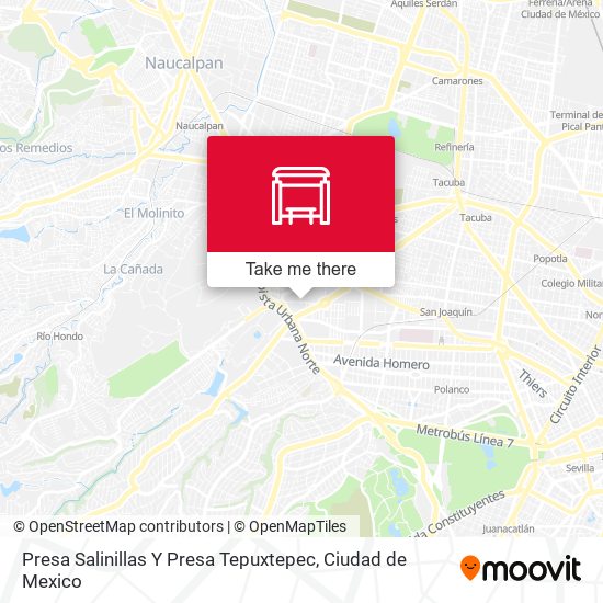 Mapa de Presa Salinillas Y Presa Tepuxtepec