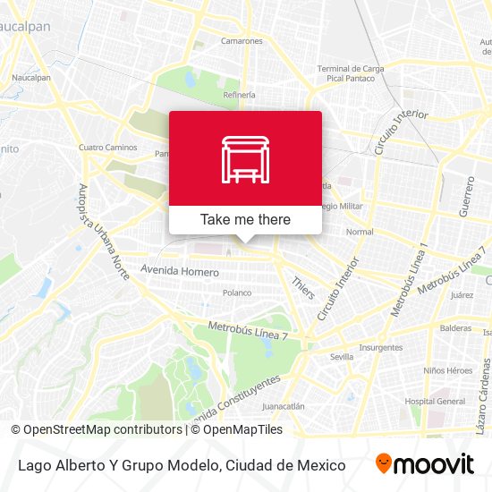 Mapa de Lago Alberto Y Grupo Modelo